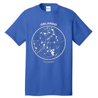 Orlando Florida Map Sketch Tall T-Shirt