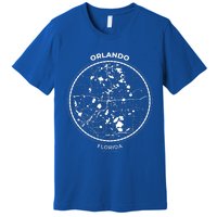 Orlando Florida Map Sketch Premium T-Shirt