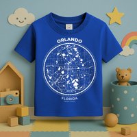 Orlando Florida Map Sketch Toddler T-Shirt