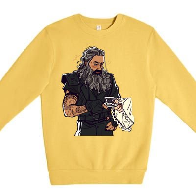 Our Flag Means Death Blackbeard's Lucius Taika Waititi Premium Crewneck Sweatshirt