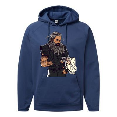 Our Flag Means Death Blackbeard's Lucius Taika Waititi Performance Fleece Hoodie