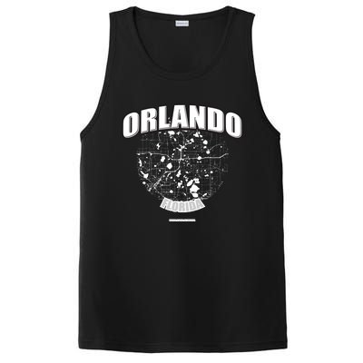 Orlando Florida Map PosiCharge Competitor Tank