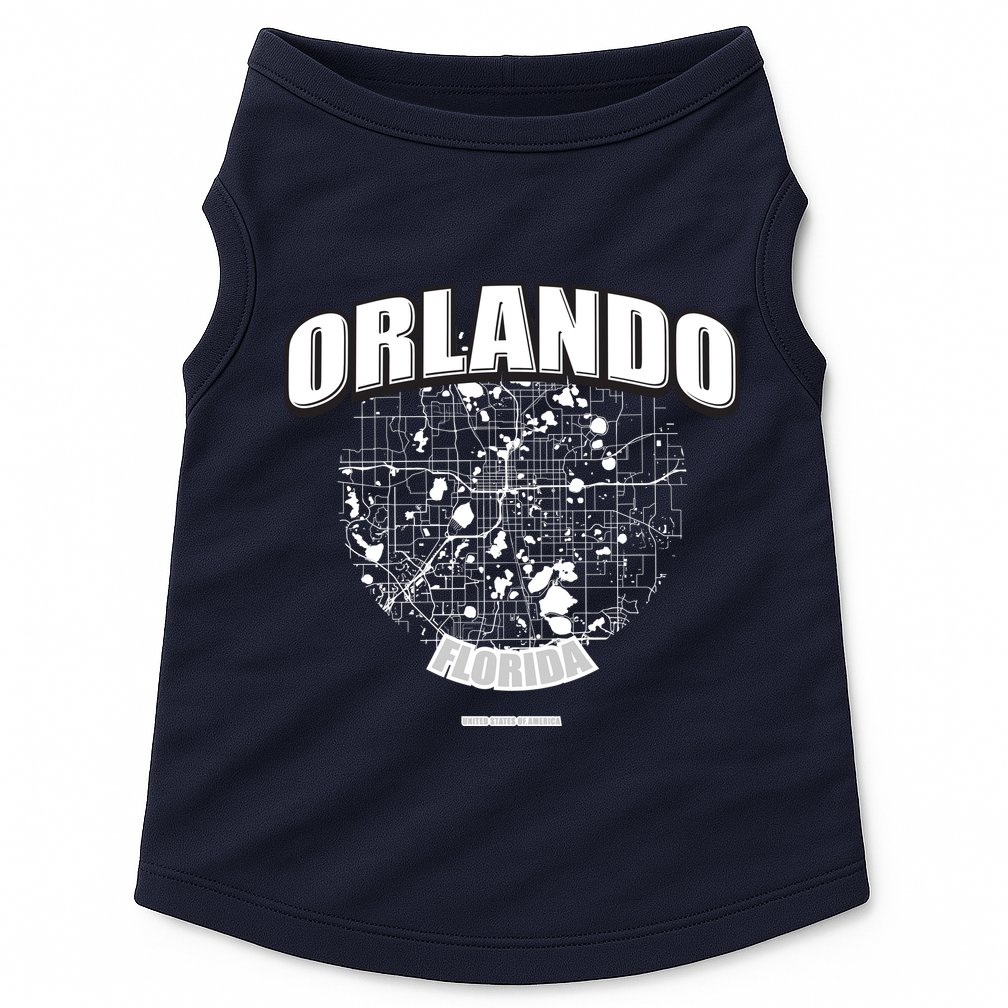 Orlando Florida Map Doggie Tank