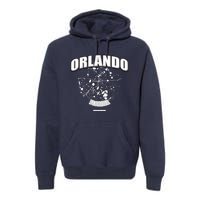 Orlando Florida Map Premium Hoodie