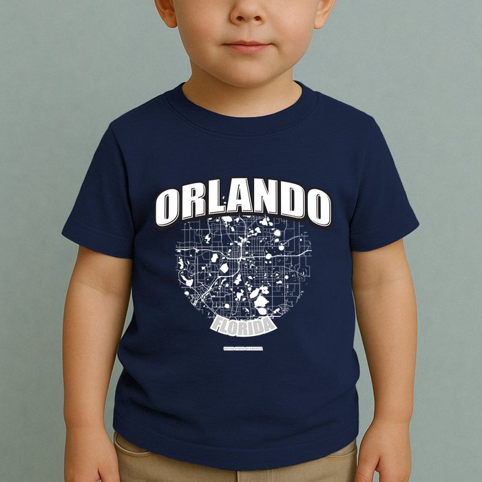 Orlando Florida Map Toddler T-Shirt