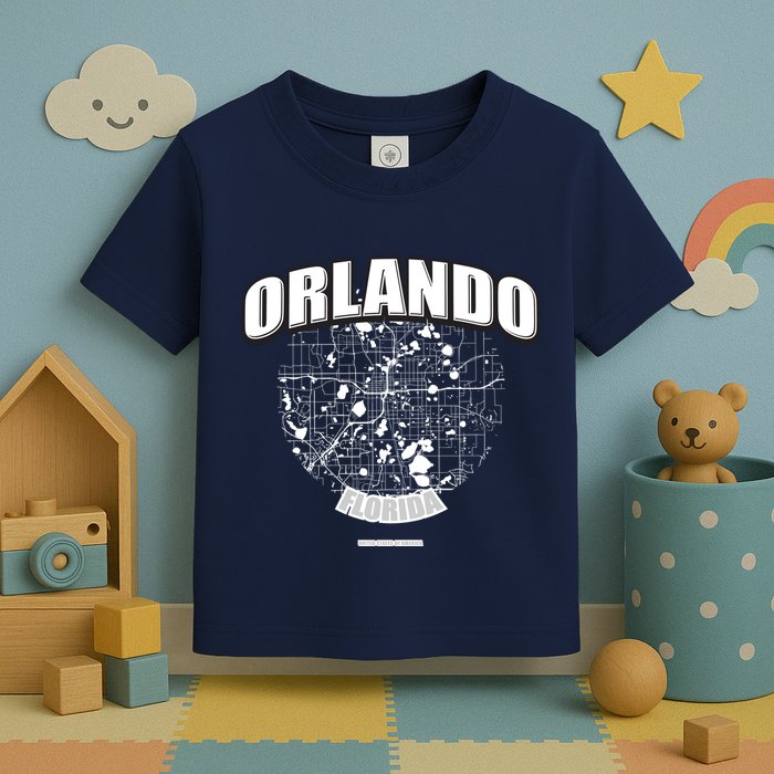 Orlando Florida Map Toddler T-Shirt
