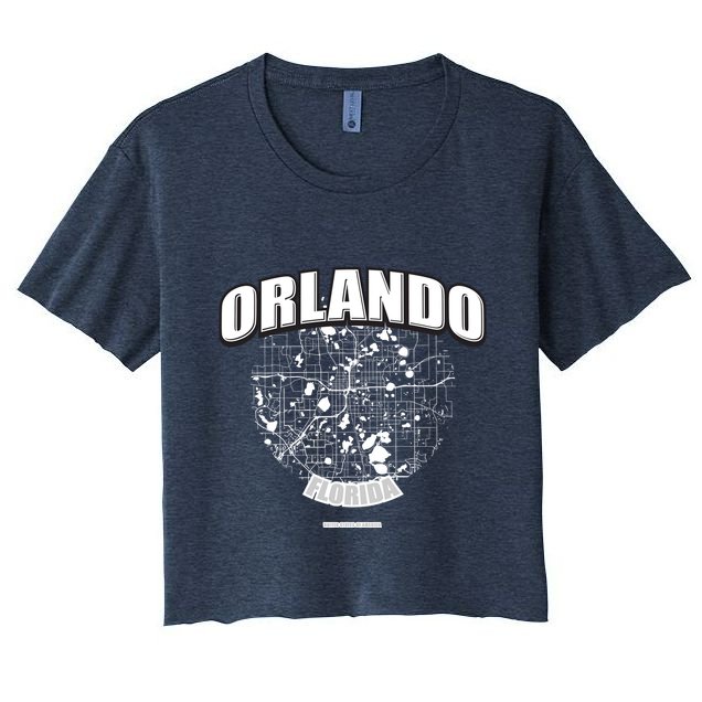 Orlando Florida Map Crop Top