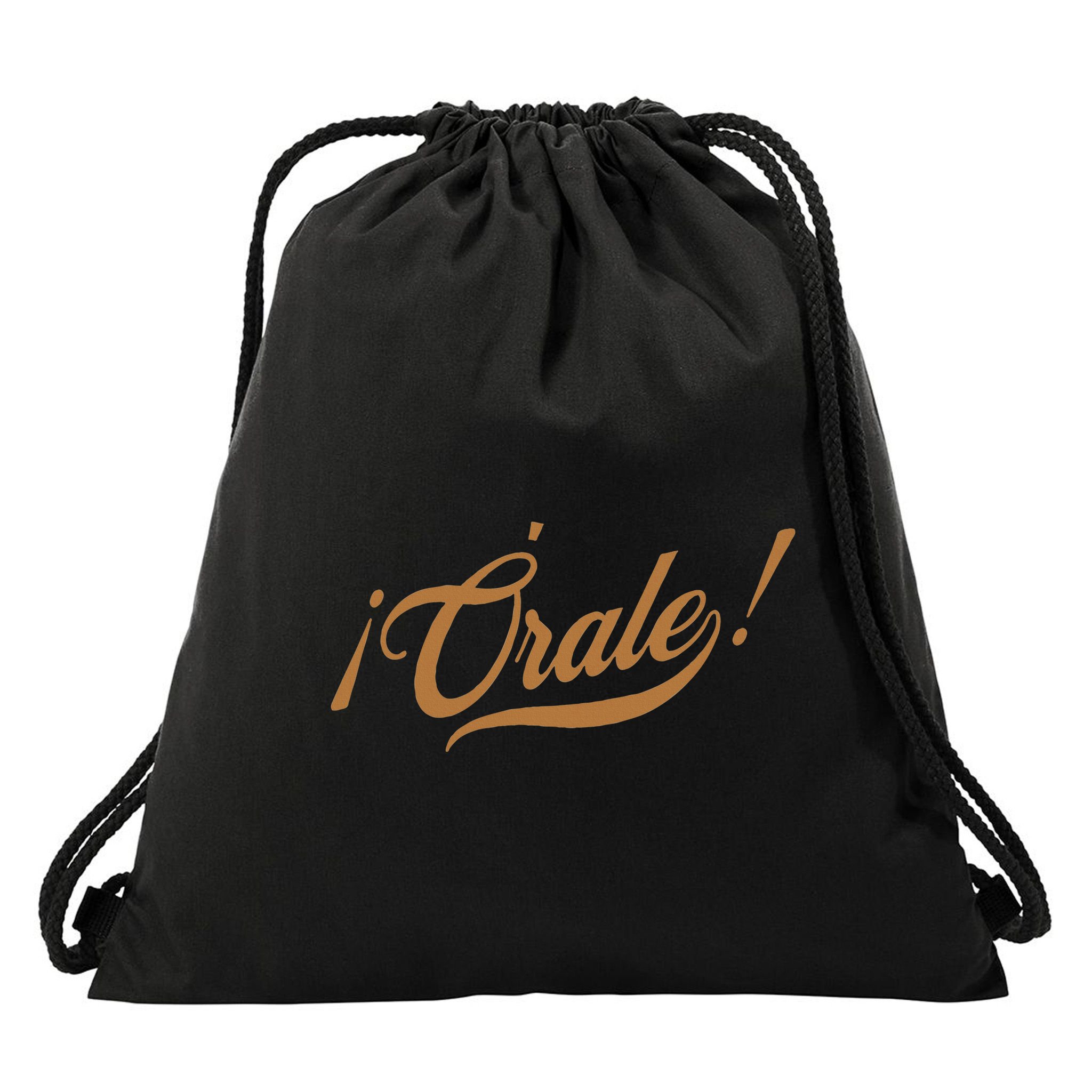 Orale! Funny Mexican Spanish Language Slang Drawstring Bag