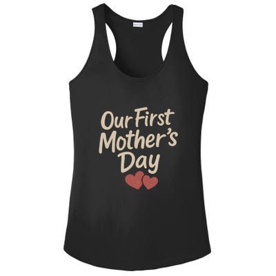 Our First Mother's Day Ladies PosiCharge Competitor Racerback Tank