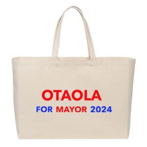 Otaola For Mayor 2024 Otaola Alcalde Miami 2024 Cotton Canvas Jumbo Tote