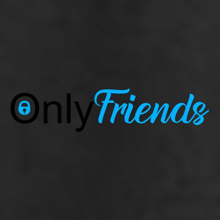 OnlyFriends Funny Meme 7 Panel Mesh Trucker Snapback Hat