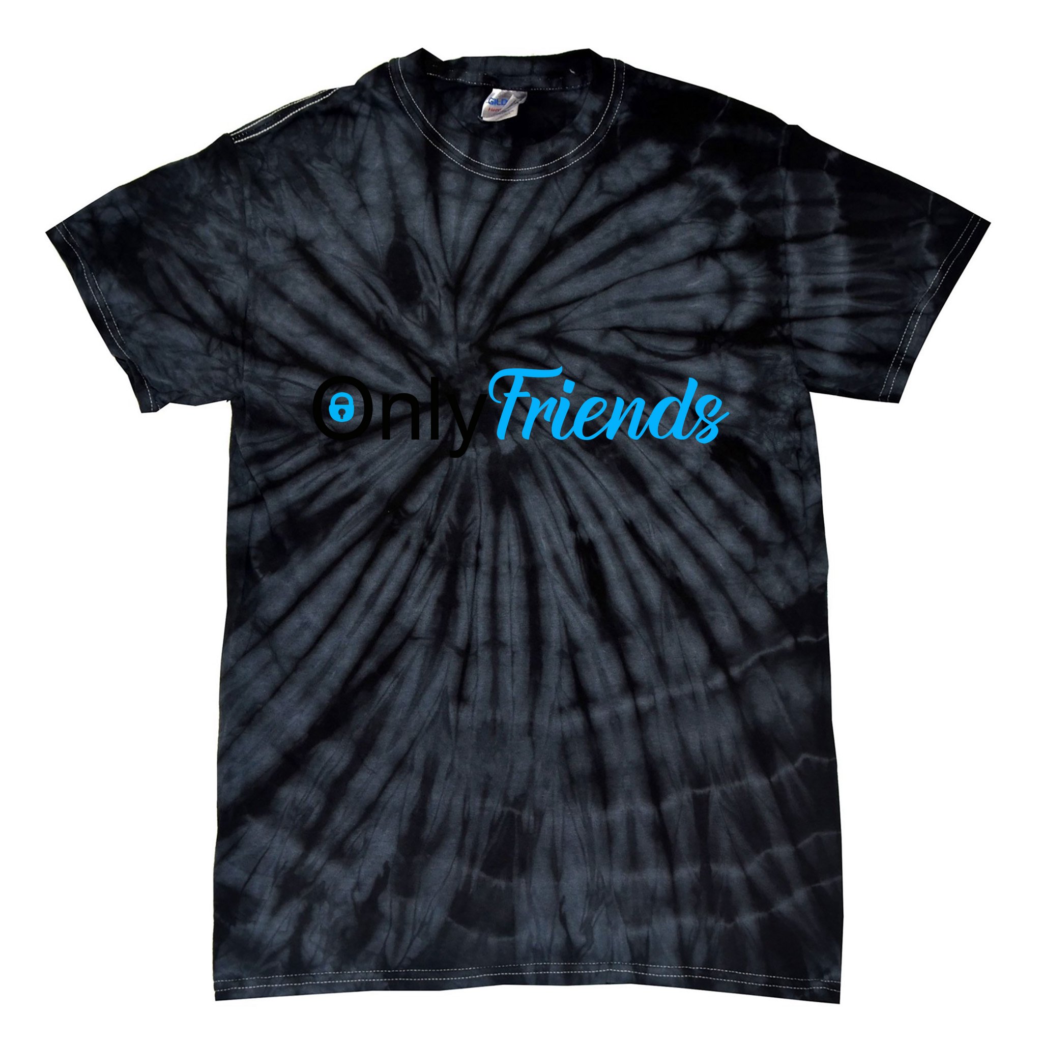 OnlyFriends Funny Meme Tie-Dye T-Shirt