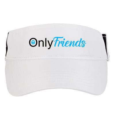 OnlyFriends Funny Meme Adult Drive Performance Visor