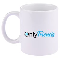 OnlyFriends Funny Meme 11oz C Handle Ceramic Mug