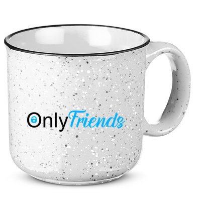 OnlyFriends Funny Meme 15oz Campfire Ceramic Mug