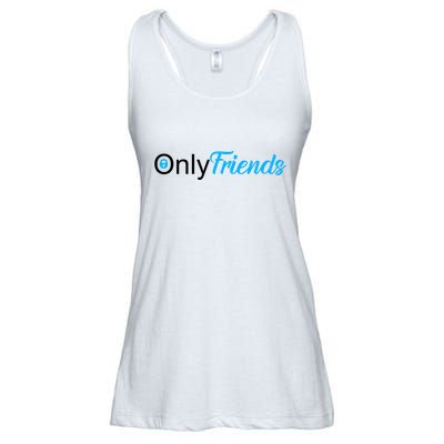 OnlyFriends Funny Meme Ladies Essential Flowy Tank