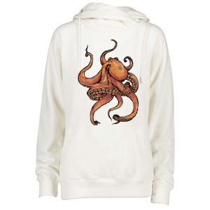 Octopus For Men Women Boy Girl Womens Funnel Neck Pullover Hood