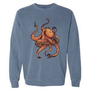 Octopus For Men Women Boy Girl Garment-Dyed Sweatshirt