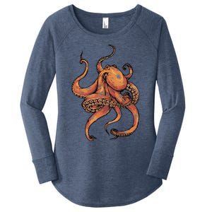 Octopus For Men Women Boy Girl Women's Perfect Tri Tunic Long Sleeve Shirt