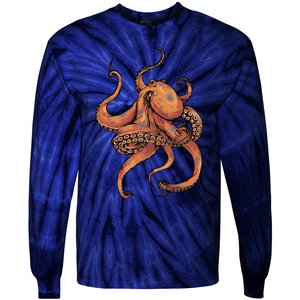 Octopus For Men Women Boy Girl Tie-Dye Long Sleeve Shirt