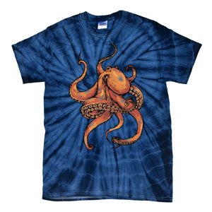 Octopus For Men Women Boy Girl Tie-Dye T-Shirt