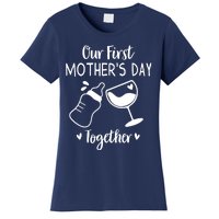 Our First Mothers Day Matching Wo Baby First Time Mom Women's T-Shirt