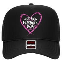 Our First Mothers Day High Crown Mesh Back Trucker Hat