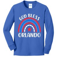 Orlando Florida Meaningful Gift I Love Orlando Florida Usa Gift Kids Long Sleeve Shirt