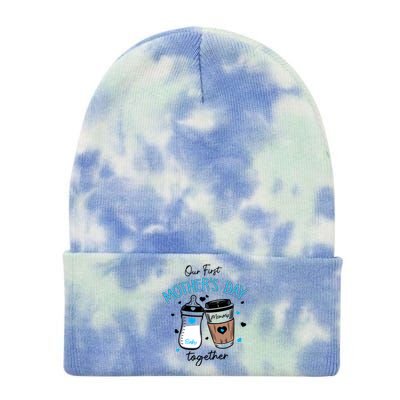 Our First Mothers Day Together Tie Dye 12in Knit Beanie