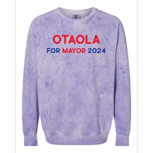 Otaola For Mayor 2024 Colorblast Crewneck Sweatshirt