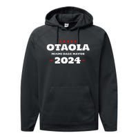 Otaola For Mayor Miami Dade 2024 Vota Republicano Performance Fleece Hoodie