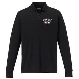 Otaola For Mayor Miami Dade 2024 Vota Republicano Performance Long Sleeve Polo