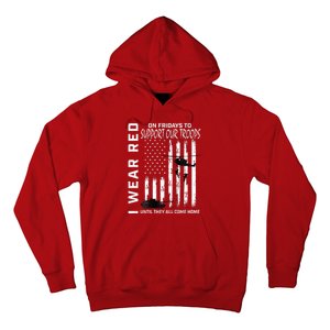 On Fridays Military Veteran Support Our Troops Flag Hoodie