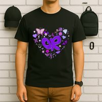 Olivia First Name Personalized Groovy 80s Heart T-Shirt