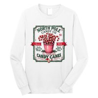 Old Fashioned North Pole Candy Cane Company Elf Christmas Long Sleeve Shirt