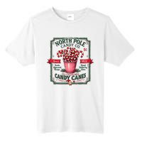 Old Fashioned North Pole Candy Cane Company Elf Christmas Tall Fusion ChromaSoft Performance T-Shirt