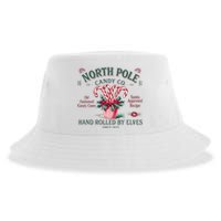 Old Fashioned North Pole Elf Christmas Candy Cane Company Sustainable Bucket Hat