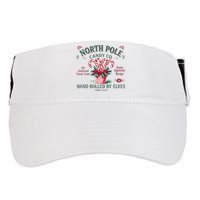 Old Fashioned North Pole Elf Christmas Candy Cane Company Adult Drive Performance Visor