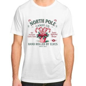 Old Fashioned North Pole Elf Christmas Candy Cane Company Adult ChromaSoft Performance T-Shirt