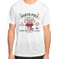 Old Fashioned North Pole Elf Christmas Candy Cane Company Adult ChromaSoft Performance T-Shirt