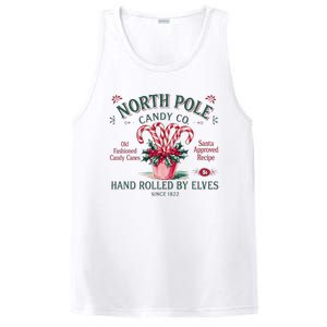 Old Fashioned North Pole Elf Christmas Candy Cane Company PosiCharge Competitor Tank