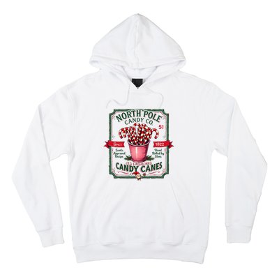 Old Fashioned North Pole Candy Cane Company Elf Christmas Hoodie