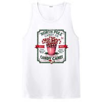 Old Fashioned North Pole Candy Cane Company Elf Christmas PosiCharge Competitor Tank