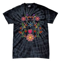 Ojibwe Floral Native Wild Flowers Indigenous Cute Botanical Tie-Dye T-Shirt