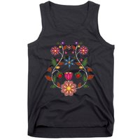 Ojibwe Floral Native Wild Flowers Indigenous Cute Botanical Tank Top