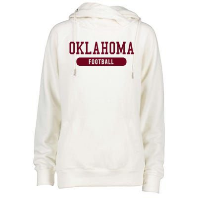 Oklahoma Football Womens Funnel Neck Pullover Hood