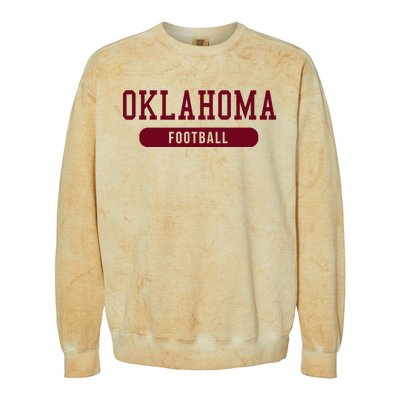 Oklahoma Football Colorblast Crewneck Sweatshirt