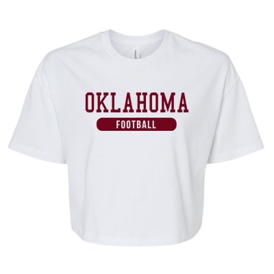 Oklahoma Football Bella+Canvas Jersey Crop Tee