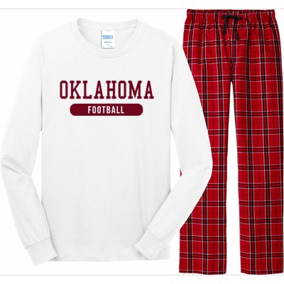 Oklahoma Football Long Sleeve Pajama Set