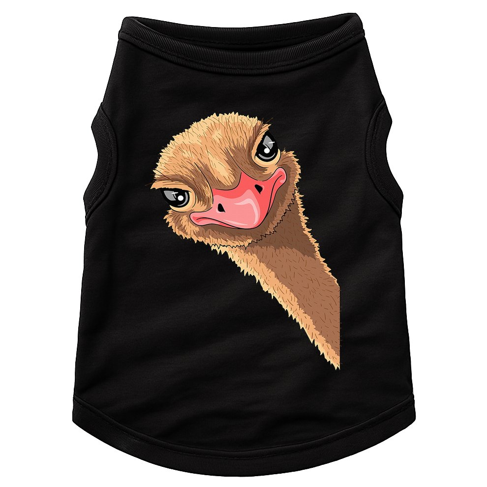 Ostrich face ostrich costume Doggie Tank